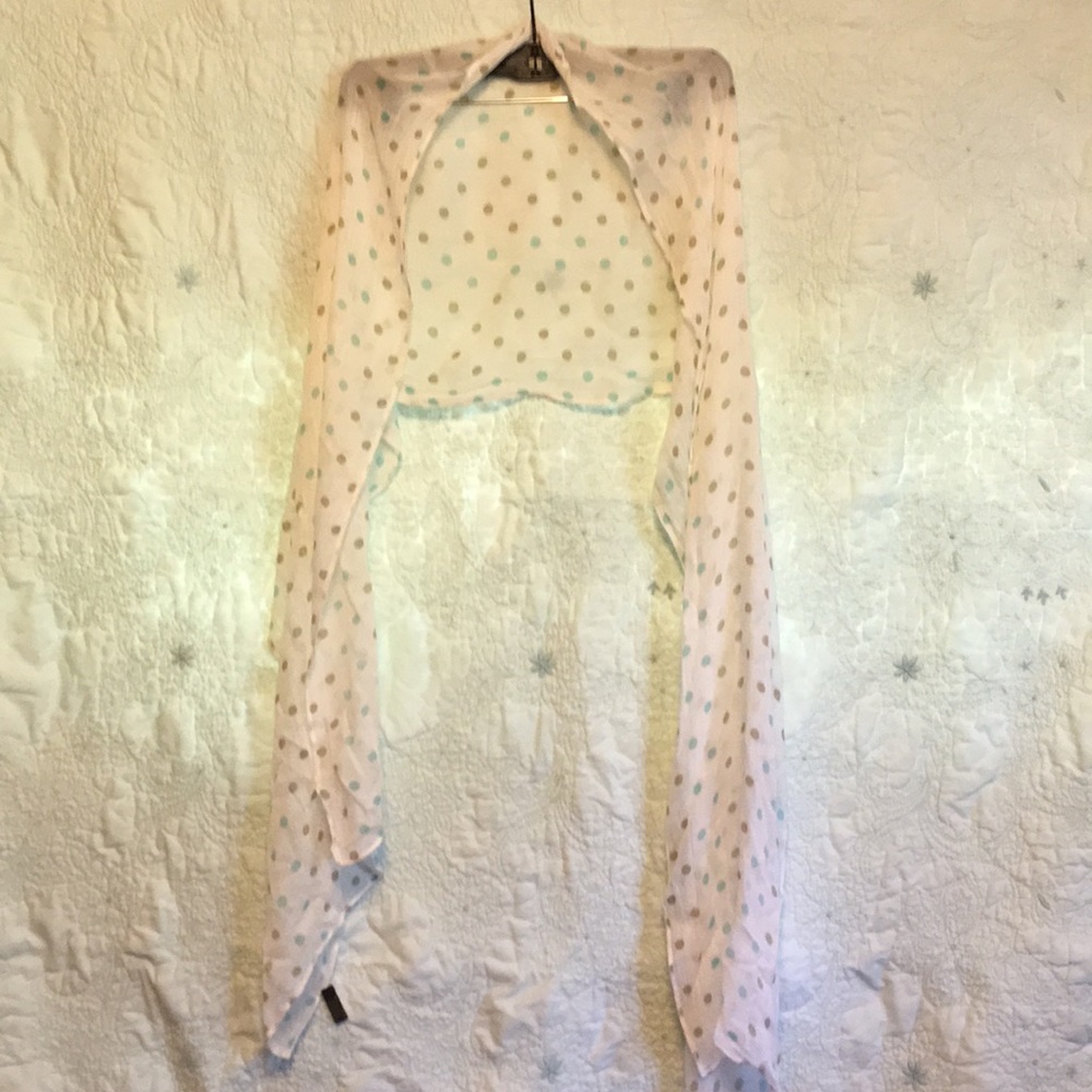 The Limited polka dot scarf